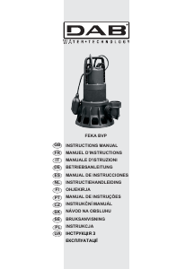 Manuale DAB FEKA BVP 750 M-A Pompa dell'acqua
