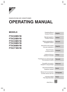 Manual de uso Daikin FTXC20BV1B Aire acondicionado