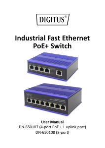 Manual Digitus DN-650107 Switch