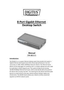 Manual Digitus DN-80111 Switch