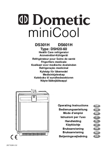 Manual Dometic DS601H Refrigerator