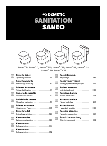 Manual Dometic Saneo CS Toalete