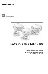 Manual Dometic VacuFlush 5048 Toilet