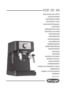 Manuale DeLonghi EC230.BK Macchina per espresso