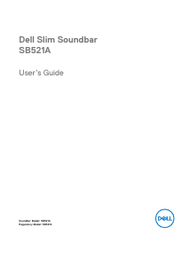 Manual Dell SB521A Speaker
