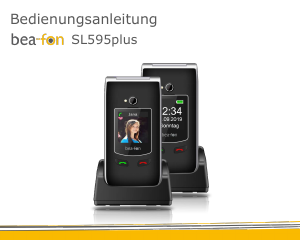 Bedienungsanleitung Beafon SL595plus Handy