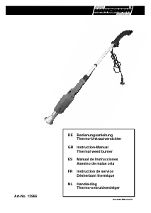 Manual de uso Brüder Mannesmann 12966 Quemador de malezas