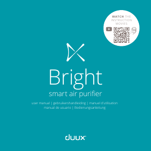 Manual de uso Duux Bright Purificador de aire