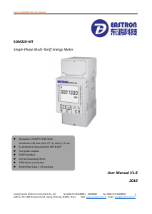 Handleiding Eastron SDM220-MT Energiemeter