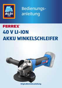 Bedienungsanleitung Ferrex FBT-CAG002 Winkelschleifer