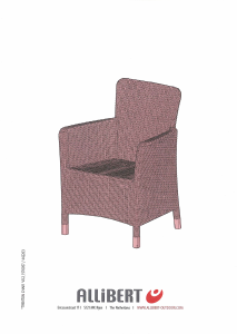 Manual Allibert Trenton Garden Chair