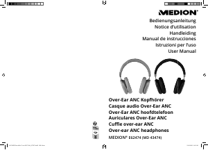 Bedienungsanleitung Medion E62474 (MD 43474) Kopfhörer