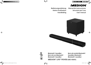 Bedienungsanleitung Medion LIFE P61450 (MD 45001) Heimkinosystem