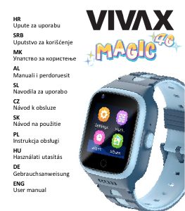 Handleiding Vivax Magic 4G Smartwatch