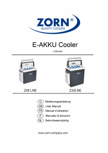 Bedienungsanleitung ZORN Z32 LNE Kühlbox
