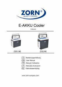 Mode d’emploi ZORN Z26 LNE Glacière