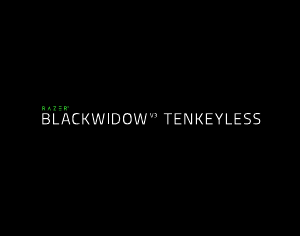 كتيب Razer BlackWidow V3 Tenkeyless لوحة مفاتيح
