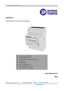 Handleiding Eastron SDM72D-M Energiemeter