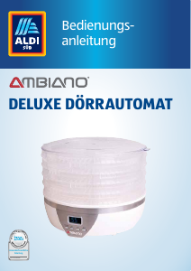 Bedienungsanleitung Ambiano XJ-14709C0 Lebensmitteltrockner