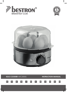 Наръчник Bestron AEC2000S Уред за готвене на яйца