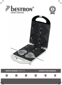Manuale Bestron DSW271B Macchina per waffle