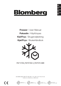 Manual Blomberg FNT 9700 X Freezer