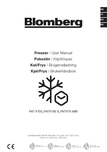 Käyttöohje Blomberg FNT 9700 X Pakastin