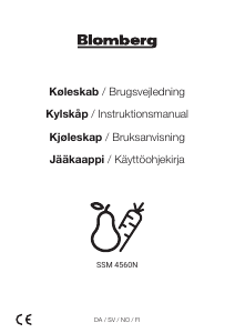 Bruksanvisning Blomberg SSM 4560 N Kylskåp