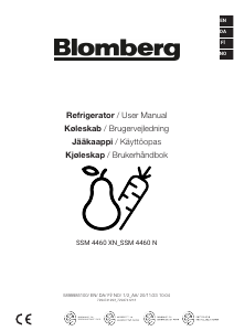 Handleiding Blomberg SSM 4560 XN Koelkast
