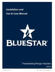 Manual BlueStar BSIR30 Range