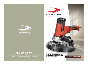 Manual de uso Daihatsu LTP1200 Pulidora