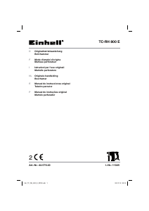 Manual Einhell TC-RH 800 E Martelo perfurador