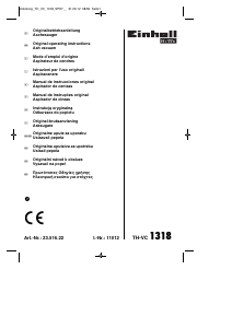Manuale Einhell TH-VC 1318 Aspirapolvere