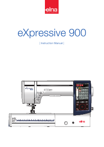 Handleiding Elna eXpressive 900 Naaimachine