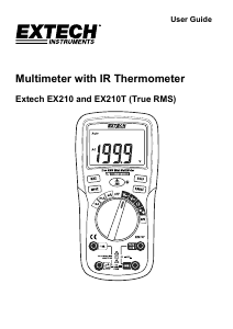 Manual Extech EX210T Multimeter