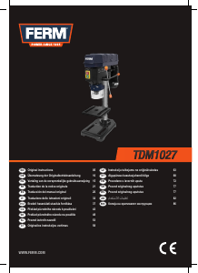Manual FERM TDM1027 Drill Press