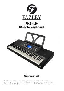 Handleiding Fazley FKB-120 Keyboard