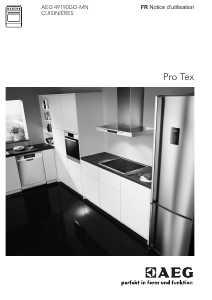 Mode d’emploi AEG 49190GO-MN Cuisinière