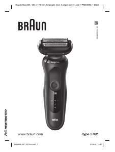 Manual Braun 5762 SensoFlex Aparat de ras