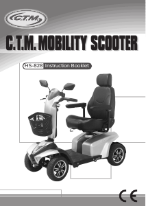Manual CTM HS-828 Mobility Scooter