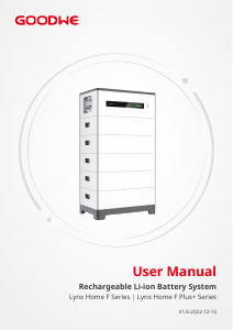 Handleiding GoodWe LX F16.4-H Lynx Thuisbatterij
