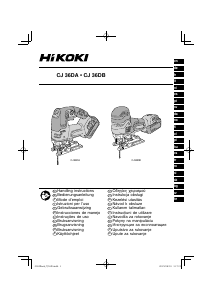 Manual Hikoki CJ 36DB Ferăstrău vertical