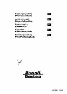 Käyttöohje Brandt AFLH6W1N Liesituuletin