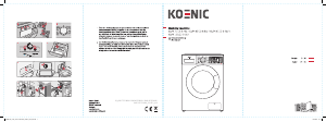 Handleiding Koenic KWM 7152 B INV Wasmachine