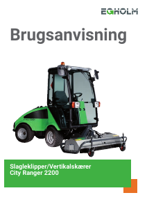 Brugsanvisning Egholm City Ranger 2200 Vertikalskærer