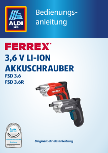 Bedienungsanleitung Ferrex FSD 3.6R Schrauber
