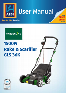 Handleiding Gardenline GLS 36K Verticuteermachine