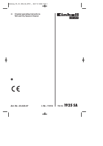 Handleiding Einhell TE-VC 1925 SA Stofzuiger