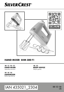 Manual SilverCrest IAN 435021 Hand Mixer