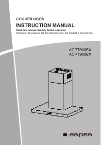 Handleiding Aspes ACPT900BX Afzuigkap